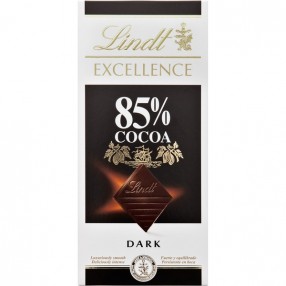 LINDT Excellence chocolate negro 85 % cacao tableta 100 grs